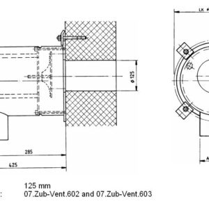 Zawór przeciwwybuchowy z filtrem wstępnym ESV/VF 75/150 / BZS-Nr. T 03-007