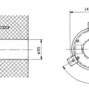 Zawór przeciwwybuchowy nadciśnieniowy UeV/ESV75 / BZS-Nr. T 03-002